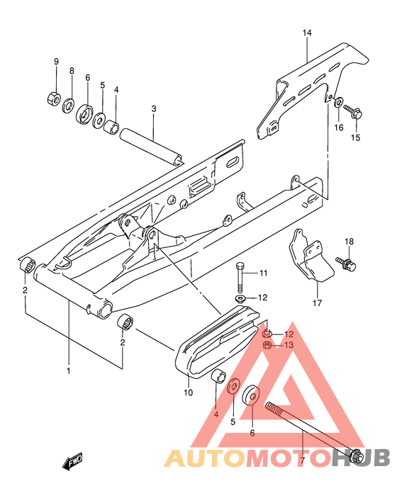 Маятник задний