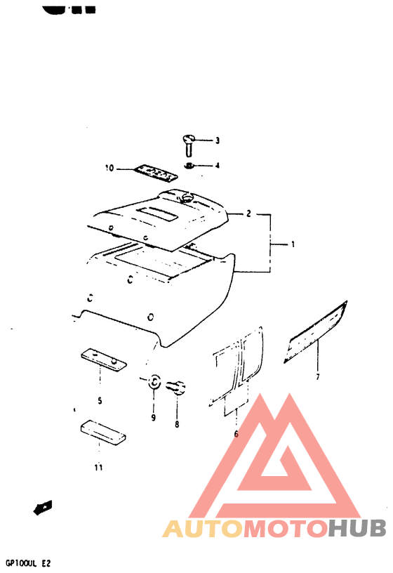Обтекатель сидения