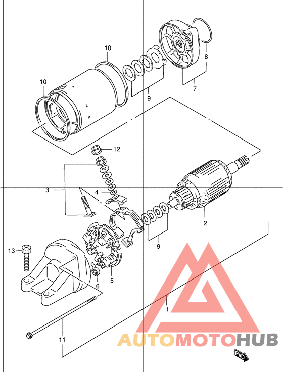 Стартерный мотор