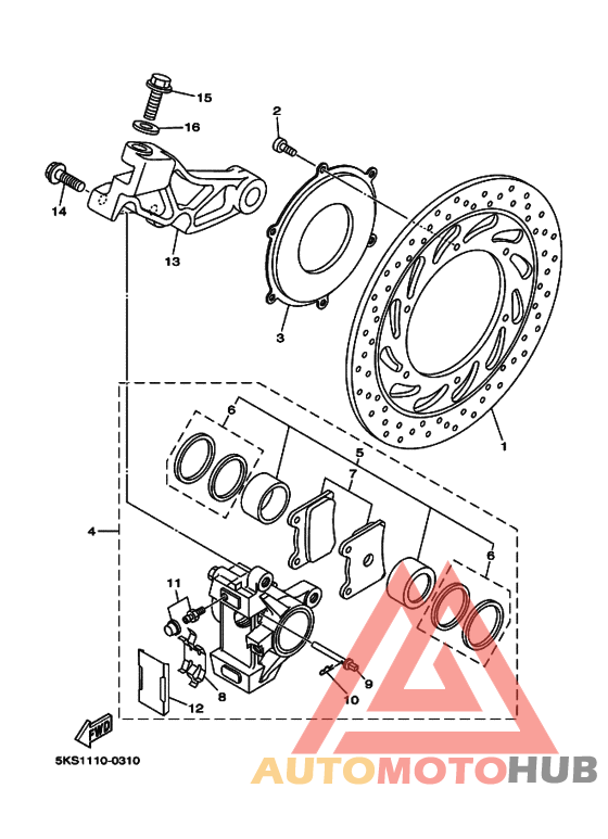 Задний суппорт