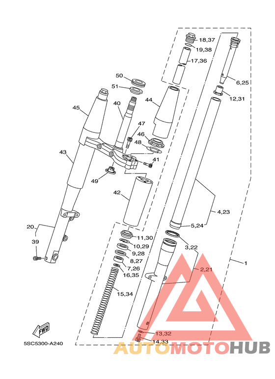 Передняя вилка