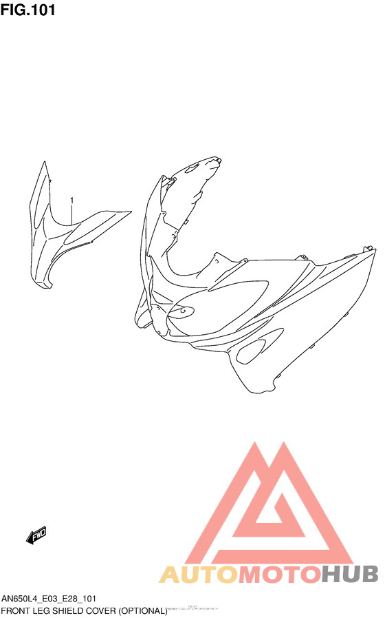 Front Leg Shield Cover (Optional)