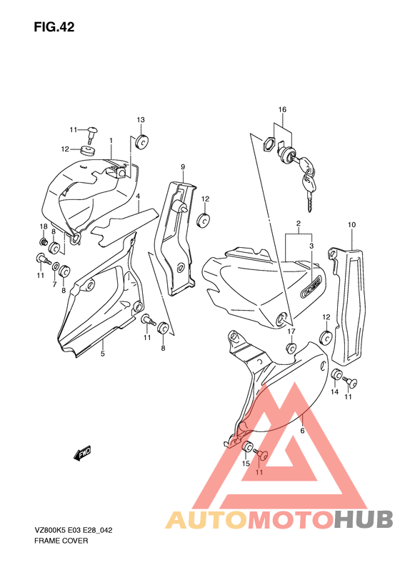 Обтекатель задний
