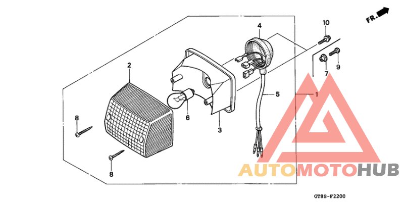 Taillight unit ass`y