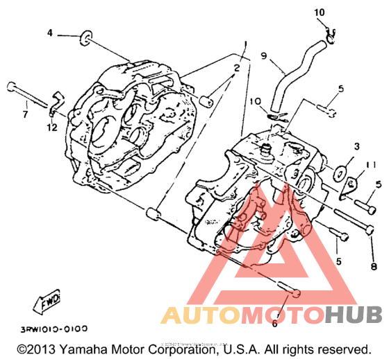 Картер двигателя