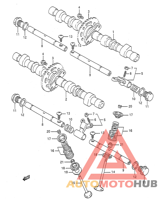 Распред вал-клапана