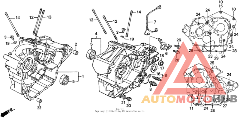 Картер двигателя