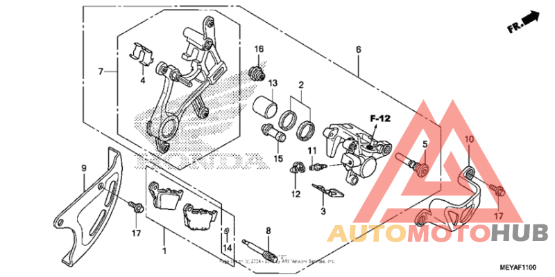 Задний суппорт
