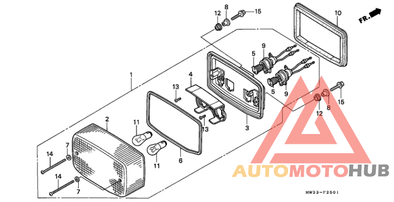 Taillight unit ass`y