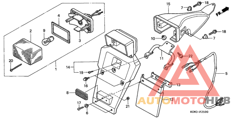 Taillight unit ass`y