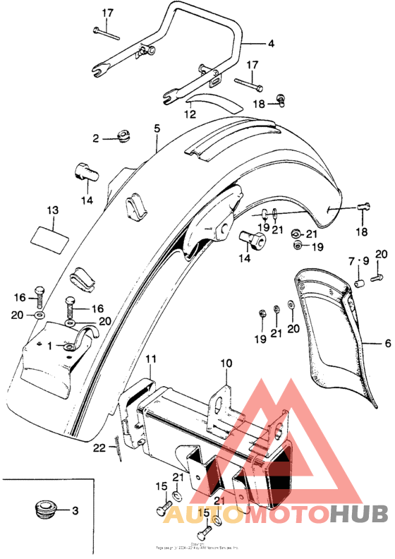 Rear fender + tool box