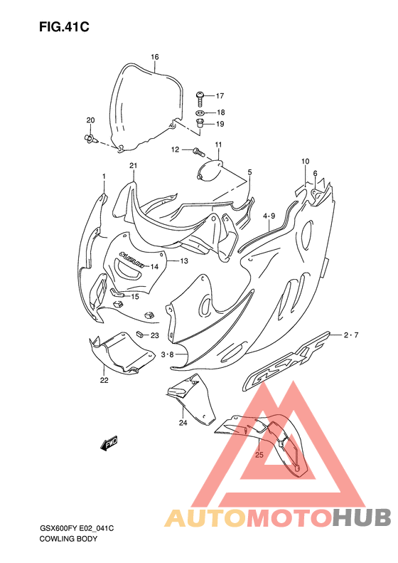 Cowling body