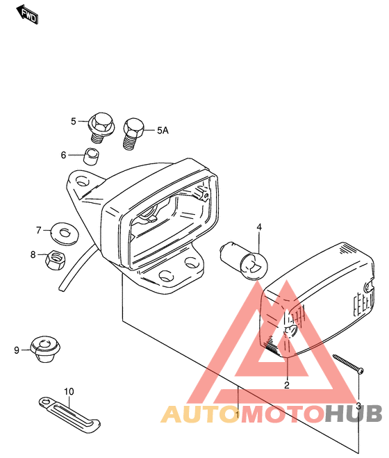 Задний фонарь