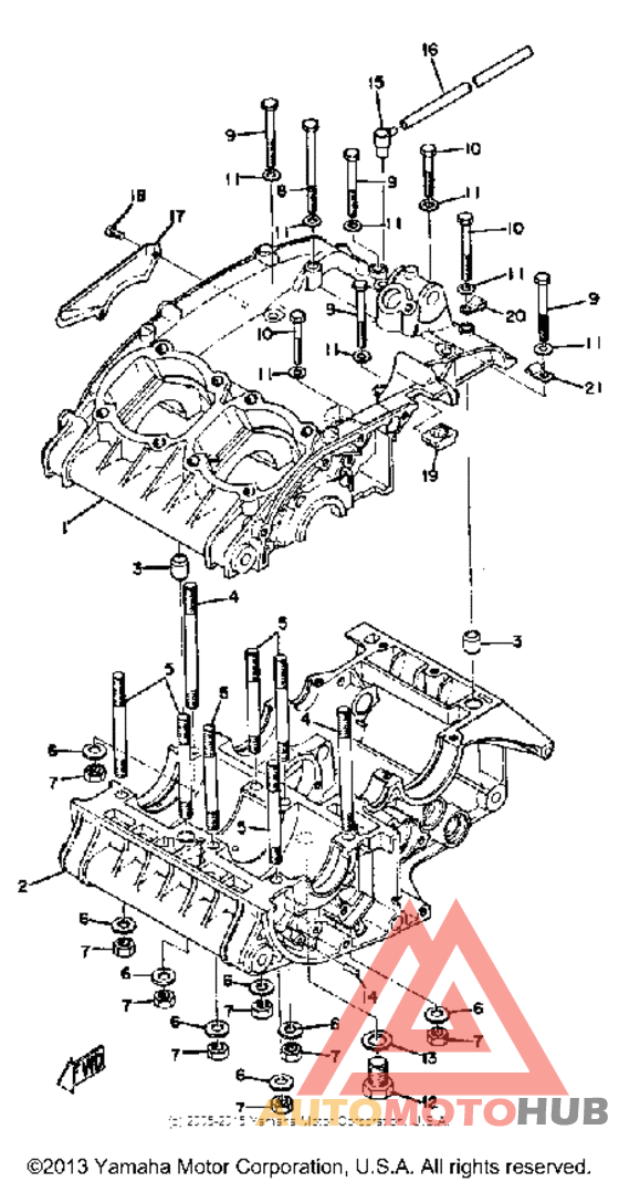 Картер двигателя