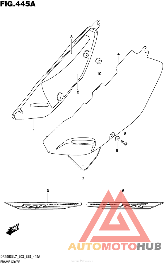 Обтекатель рамы