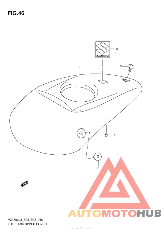 Fuel Tank Upper Cover