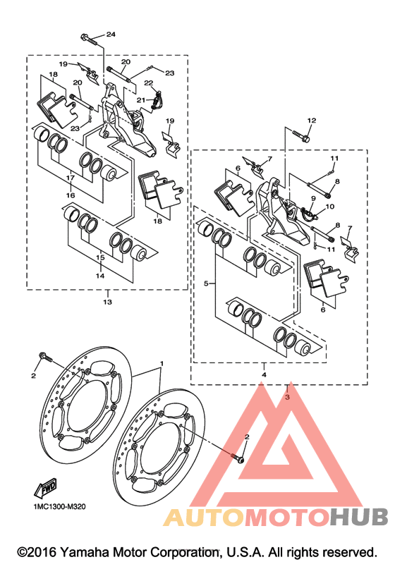 Передний суппорт