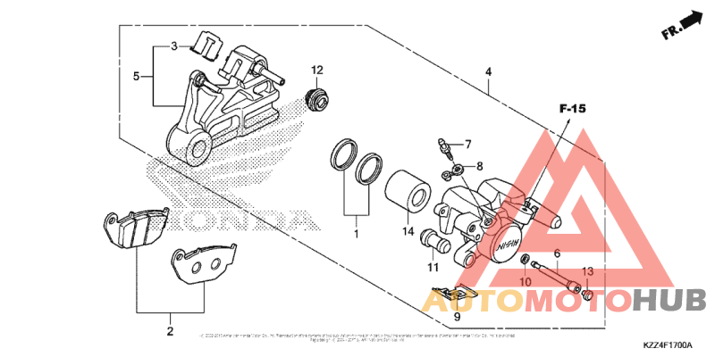 Задний суппорт