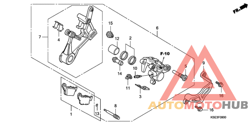 Задний суппорт