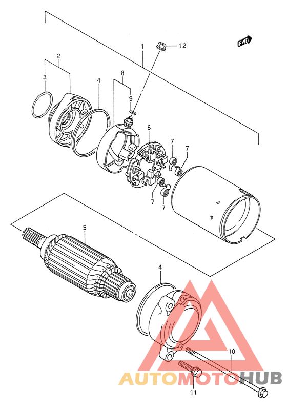 Стартерный мотор