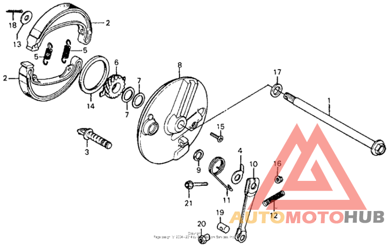 Передний тормоз