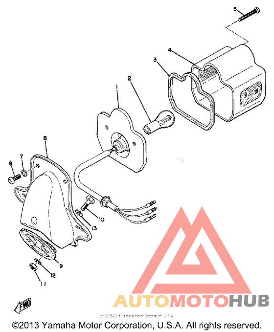 Задний фонарь