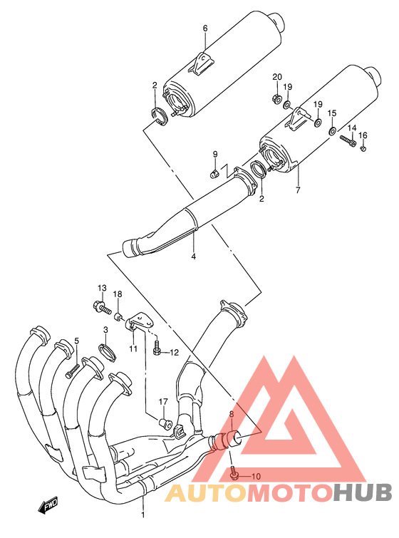 Muffler comp