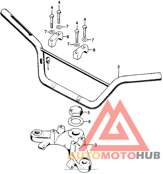 Handlebar + top bridge