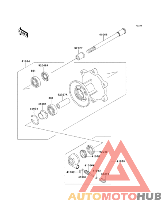 Переднее колесо