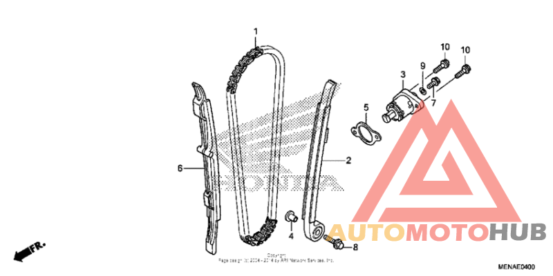 Cam chain + tensioner