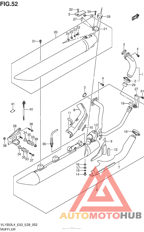 Muffler (Vl1500Bl4 E28)