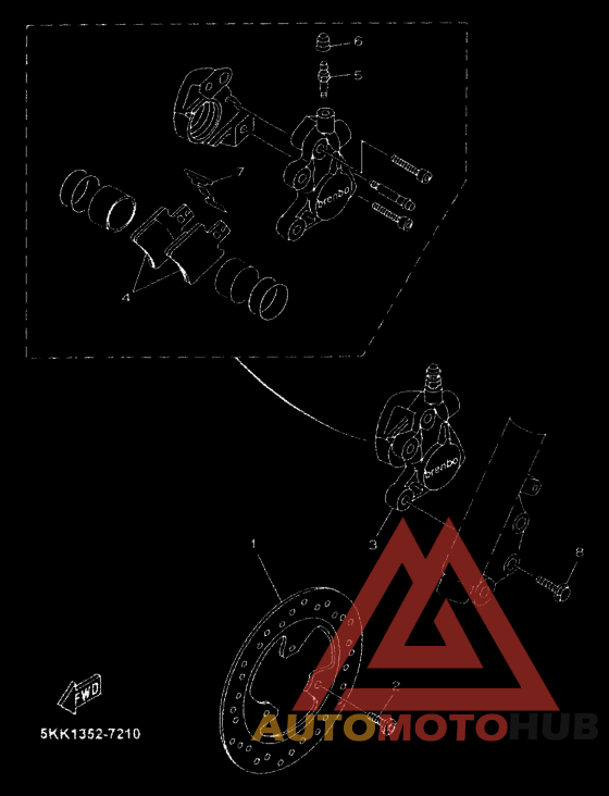 Передний суппорт