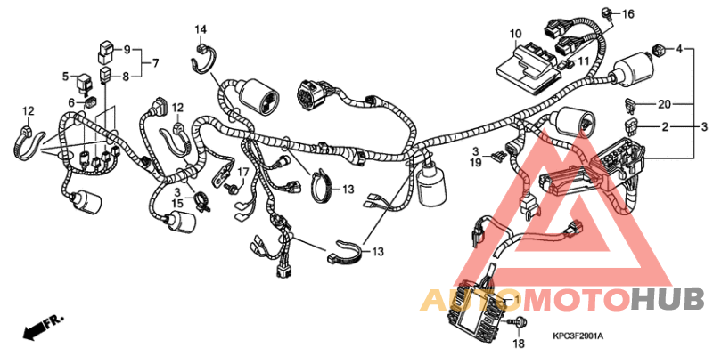 Harness wire
