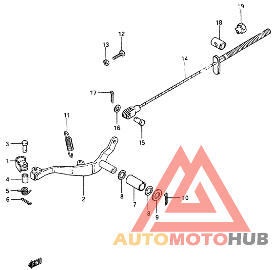 Передний суппорт