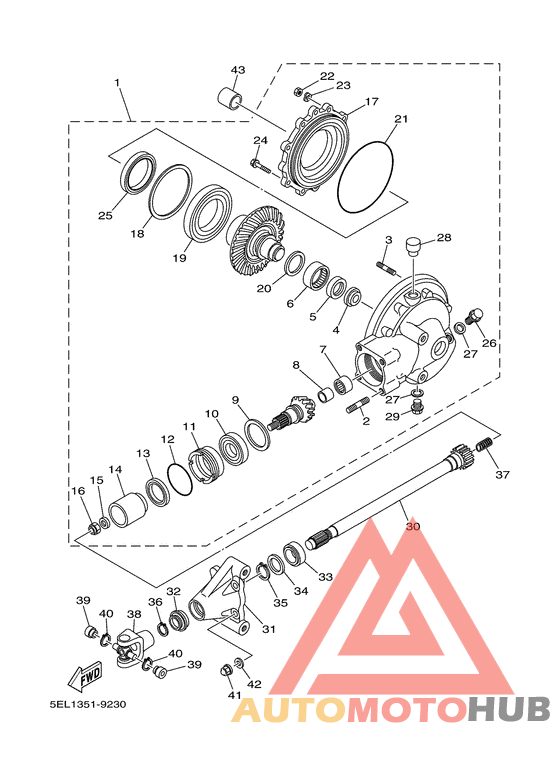 Ведущий вал