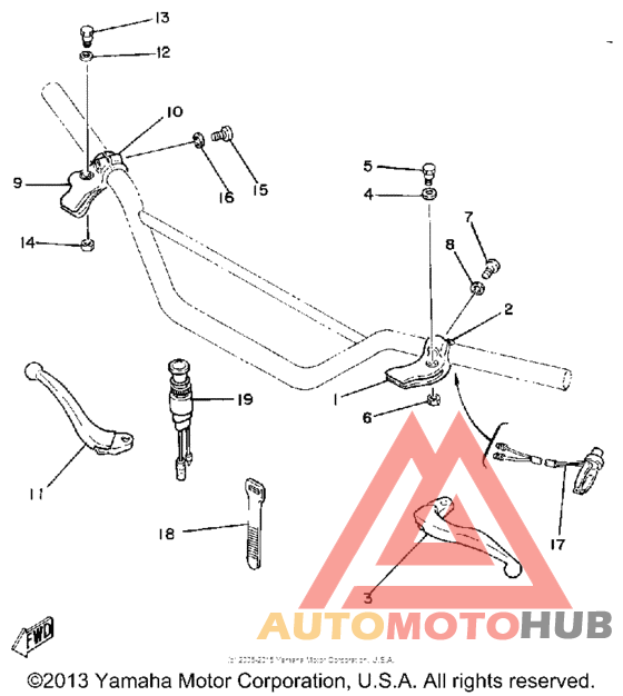 Handle switch - lever