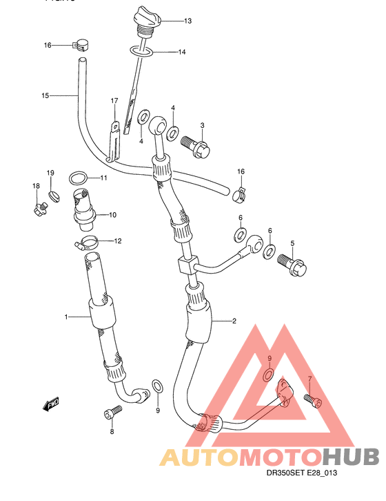 Шланг масляный