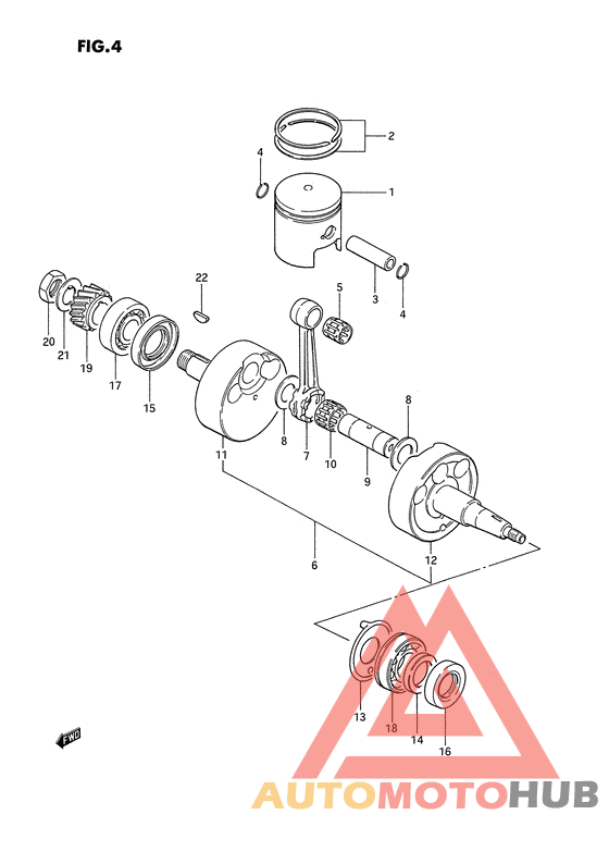 Вал коленчатый