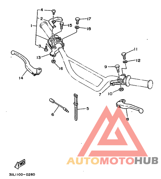Handle switch. lever