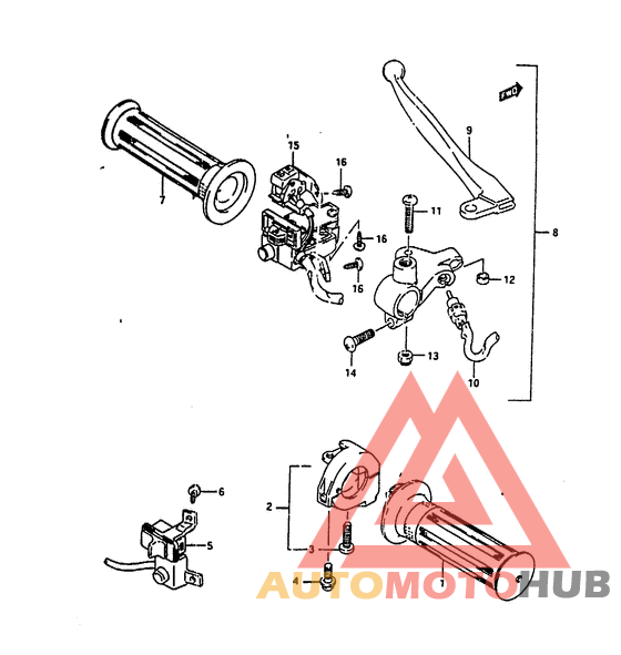 Рулевой переключатель