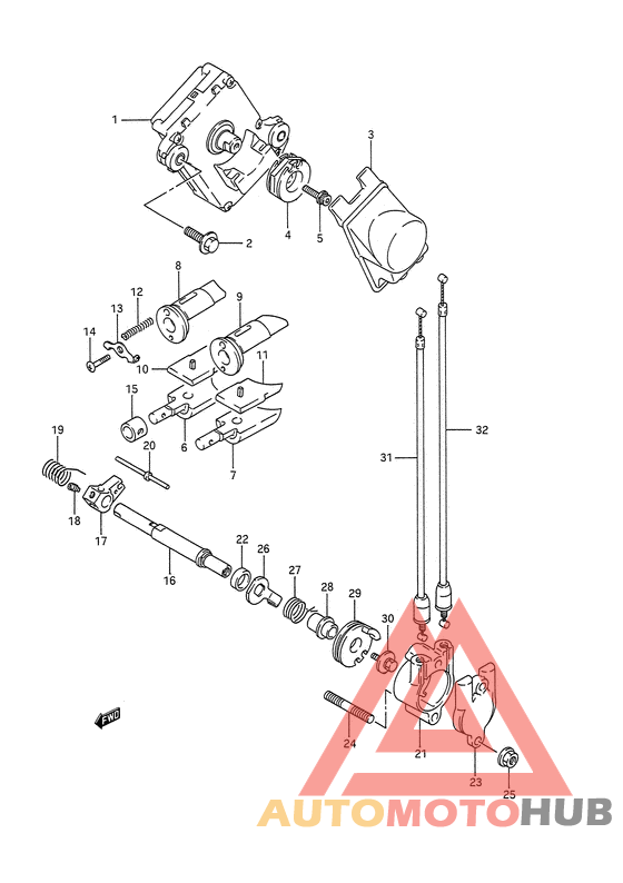 Клапан выхлопа