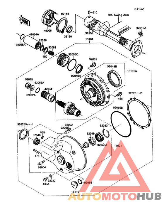 Drive shaft/final gear(1/2)