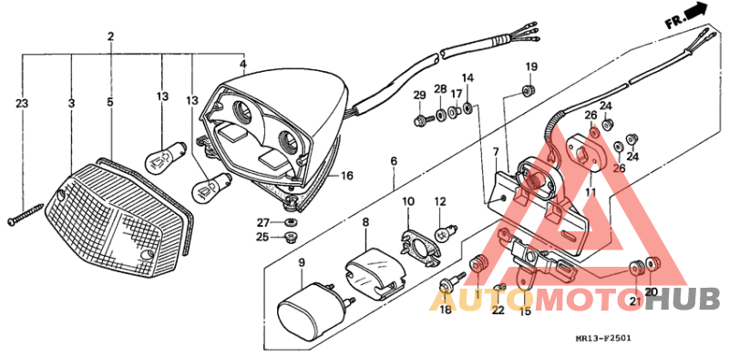 Taillight unit ass`y