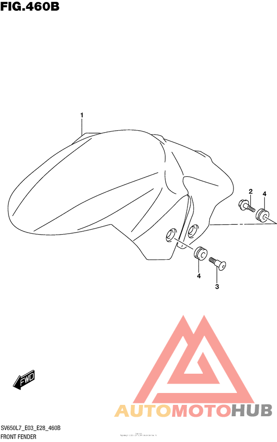 Front Fender (Sv650L7 E33)