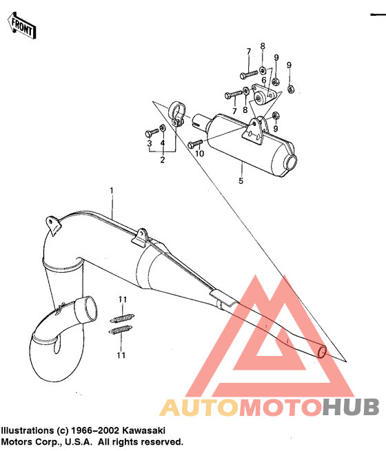Muffler comp