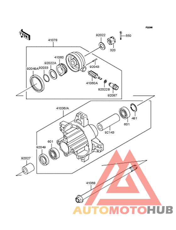 Переднее колесо