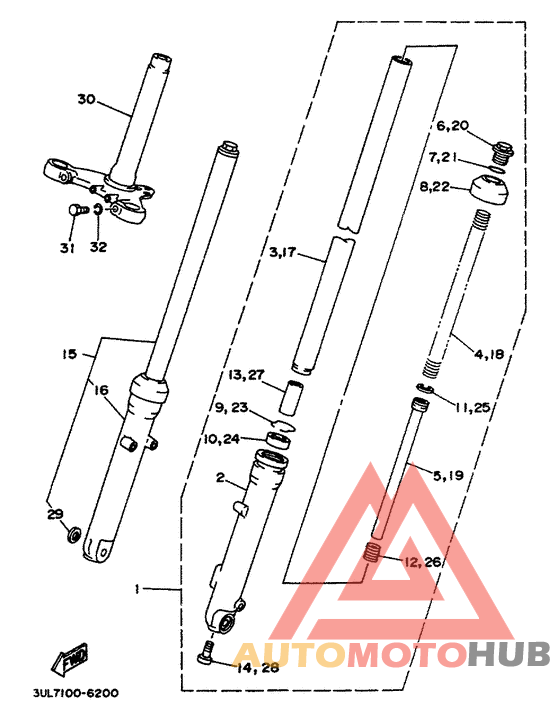 Передняя вилка