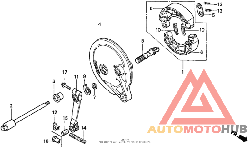 Задний тормоз