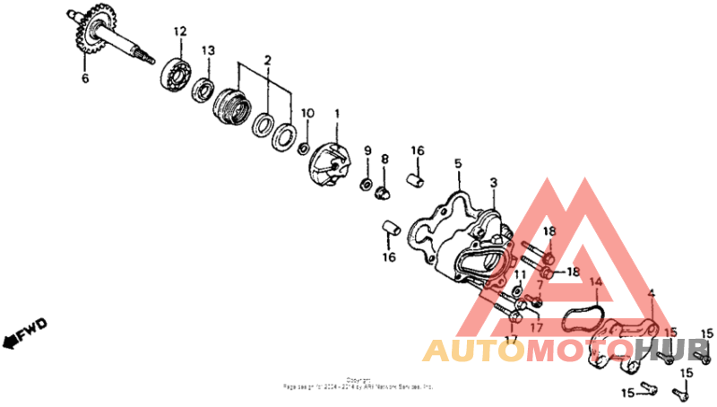 Water pump 81