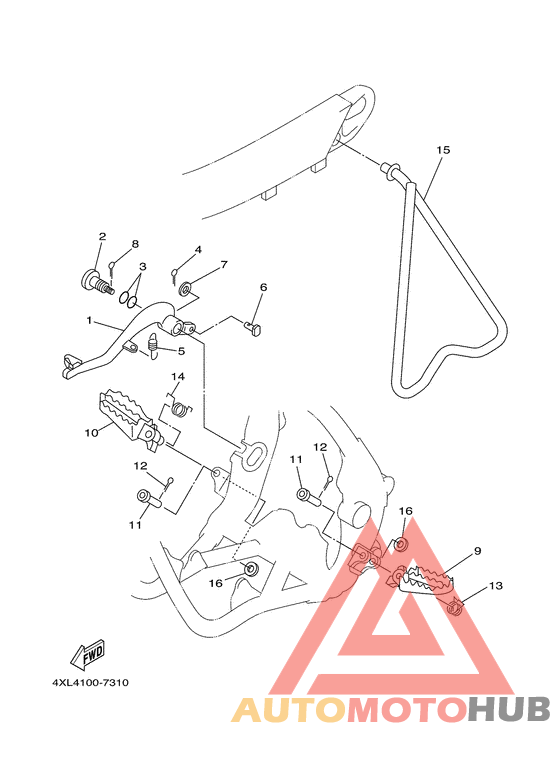 Stand. footrest